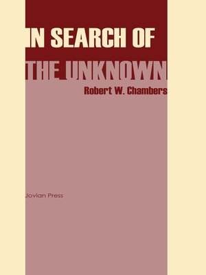 cover image of In Search of the Unknown